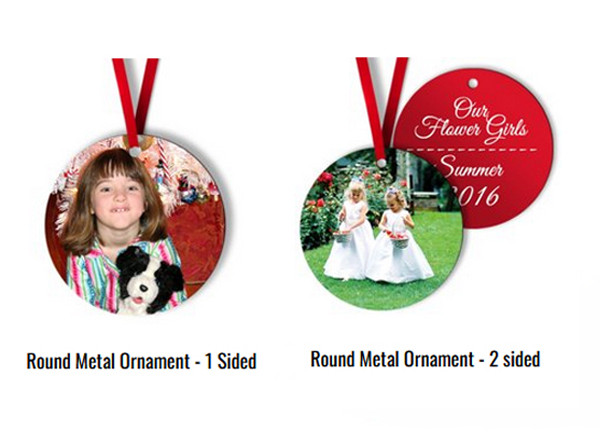 rount Christmas Ornament